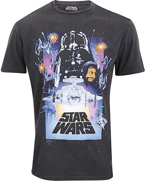Star Wars T-Shirt Vintage Poster T-Shirt günstig online kaufen