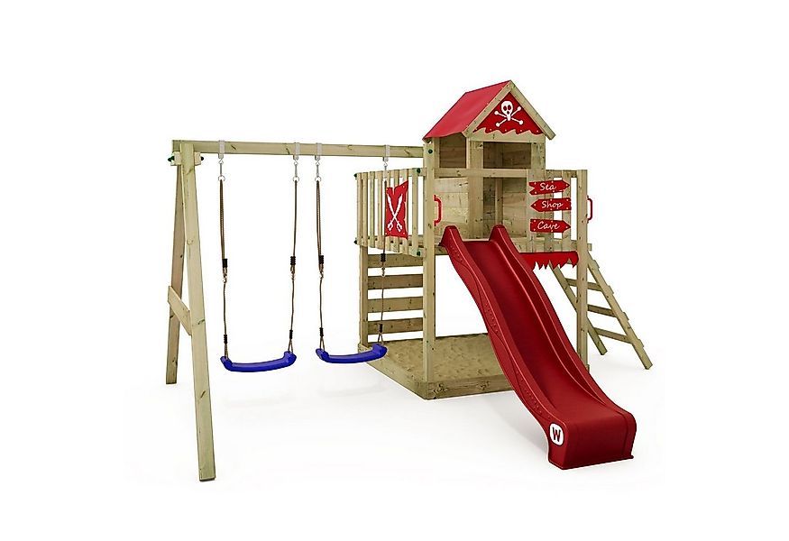 Wickey Spielturm Smart Cave – Abenteuer-Klettergerüst mit Schaukel, Leiter günstig online kaufen