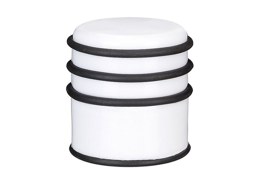 relaxdays Türstopper 2 x Türstopper weiß günstig online kaufen