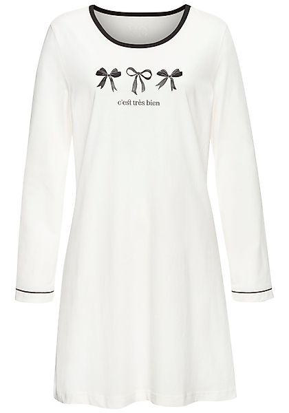 Vivance Dreams Nachthemd Mit süßem Schleifenmuster günstig online kaufen