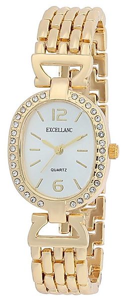 EXCELLANC Quarzuhr 1800276 Metallarmband, Oval, feminin, klassisch günstig online kaufen