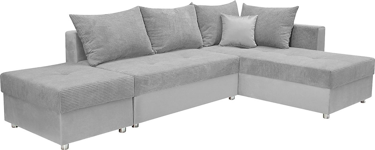 COLLECTION AB Ecksofa »Italia L-Form«, mit Bettfunktion und Bettkasten, in günstig online kaufen