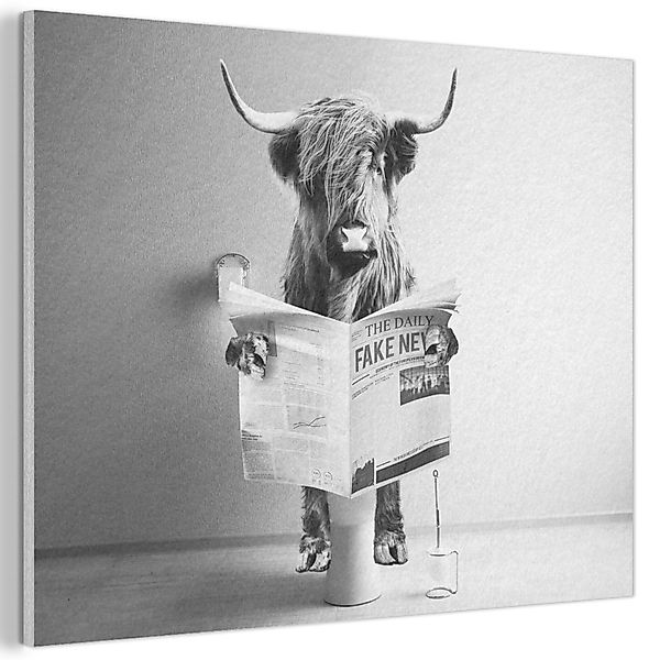 MuchoWow Gemälde Schottischer Highlander - WC günstig online kaufen