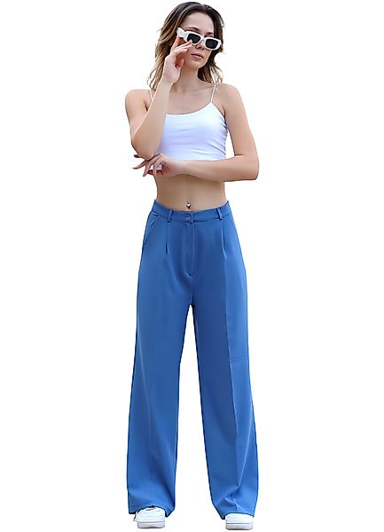 fashionshowcase Palazzohose Damen mit hohem Bund günstig online kaufen