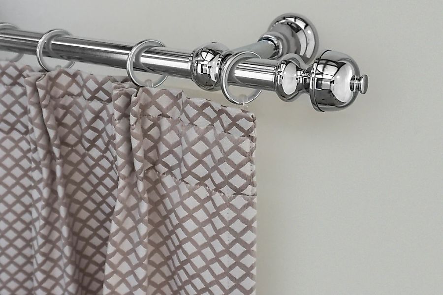 GARESA Gardinenstange "ANDREA" Ø 20 mm 1 läufig-läufig Wunschmaßlänge Vorha günstig online kaufen