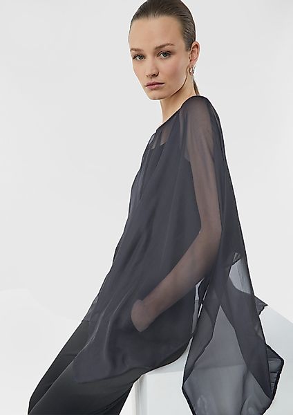 comma Poncho Indoor-Poncho Leichtes Poncho-Cape aus günstig online kaufen