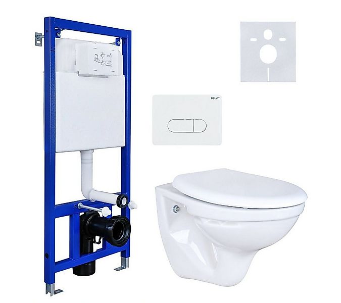 Belvit Tiefspül-WC BV-HW6001KomplettSet, Komplettset günstig online kaufen