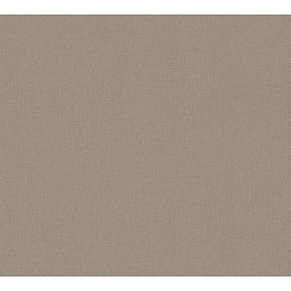 A.S. Création Tapete Uni Grau und Braun 53 cm x 10,05 m AS-385123 günstig online kaufen