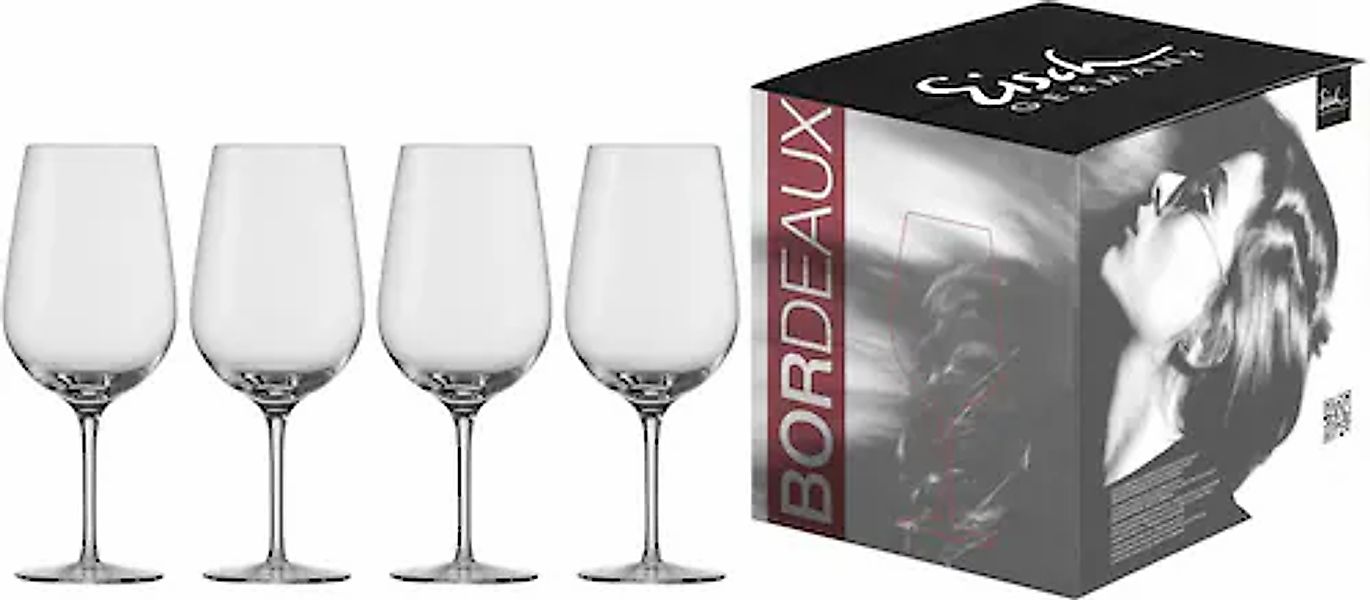 Eisch Germany Rotweinglas »Vinezza«, (Set, 4 tlg.), (Bordeauxglas), Bleifre günstig online kaufen