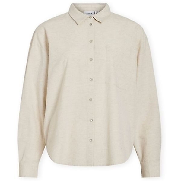 Vila  Blusen Noos Prisilla Loose Shirt - Super Light Natural Melan günstig online kaufen