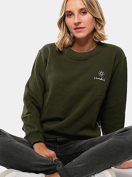 Damen Sweat-shirt Sunkid Reine Bio-baumwolle günstig online kaufen