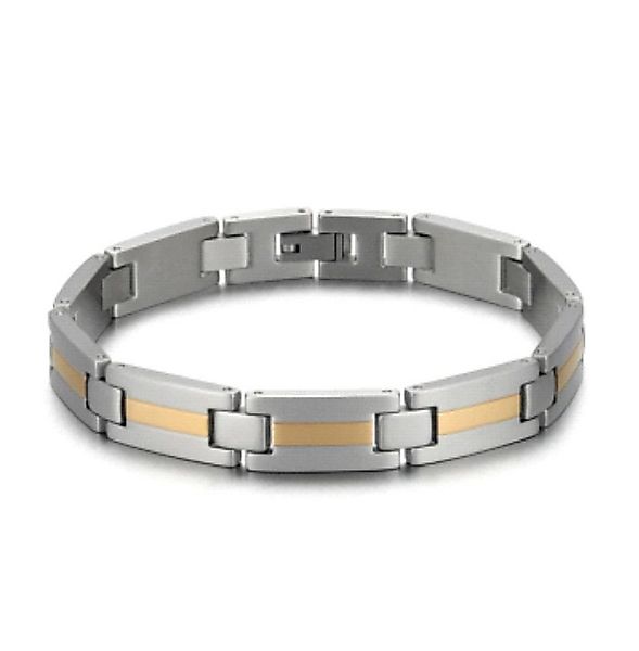 Vivance Armband Titanium "Classic Line" Armband, bicolor vergoldet, aus Tit günstig online kaufen