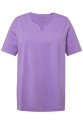 Ulla Popken T-Shirt T-Shirt A-Linie Tunika-Ausschnitt günstig online kaufen
