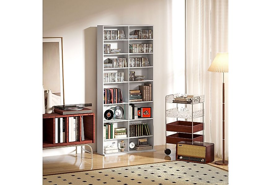 HOMCOM CD-Regal CD-Ständer für bis zu 640 CDs oder 360 DVDs oder 430 Bluray günstig online kaufen