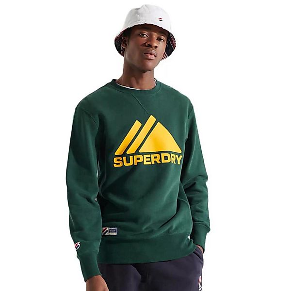 Superdry Mountain Sport Mono Crew Sweatshirt L Enamel Green günstig online kaufen