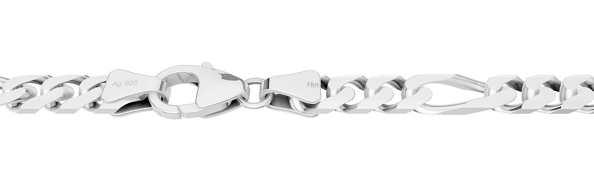 HOPLO Silberkette Figarokette Halskette Breite 5,7 günstig online kaufen