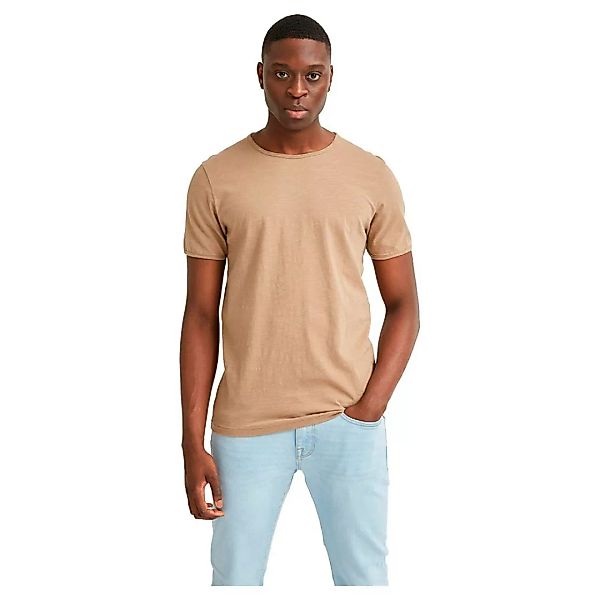 Selected Morgan Kurzarm-o-ausschnitt W T-shirt M Petrified Oak günstig online kaufen