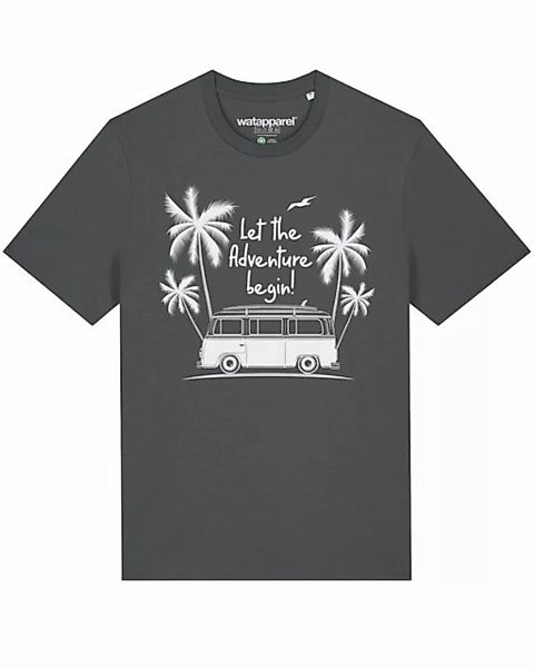 wat? Apparel Print-Shirt Let the adventure begin (1-tlg) günstig online kaufen