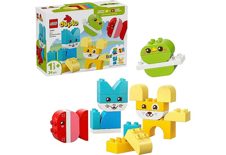 LEGO® 3-in-1 Kreative Tiere (10477), LEGO DUPLO My First Konstruktionsspiel günstig online kaufen