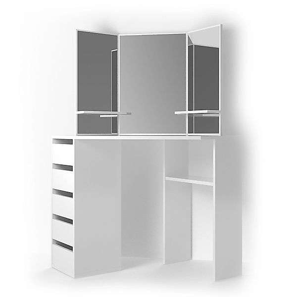 Vicco Schminktisch Arielle, Weiß, 110 cm (1-St) günstig online kaufen