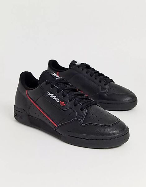 adidas Originals – Continental – Schwarze sneaker im Stil der 80er günstig online kaufen