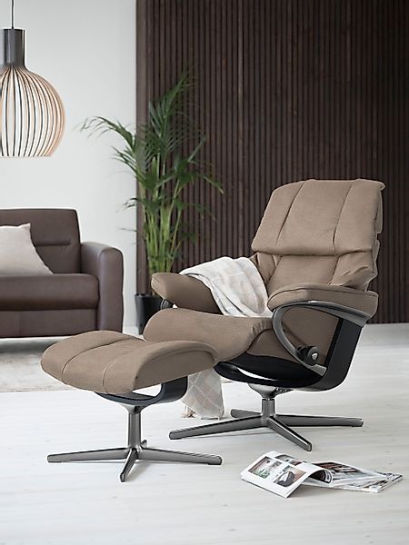 Stressless Relaxsessel "Reno", mit Cross Base, Größe S, M & L, Holzakzent S günstig online kaufen