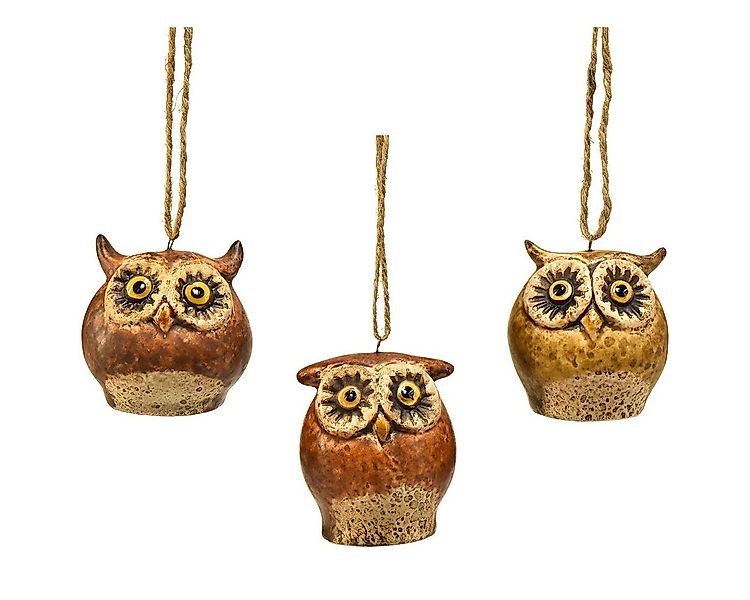 Viana Streudeko Bezaubernde Eulenanhänger Rustikal Braun – Herbstdeko & günstig online kaufen