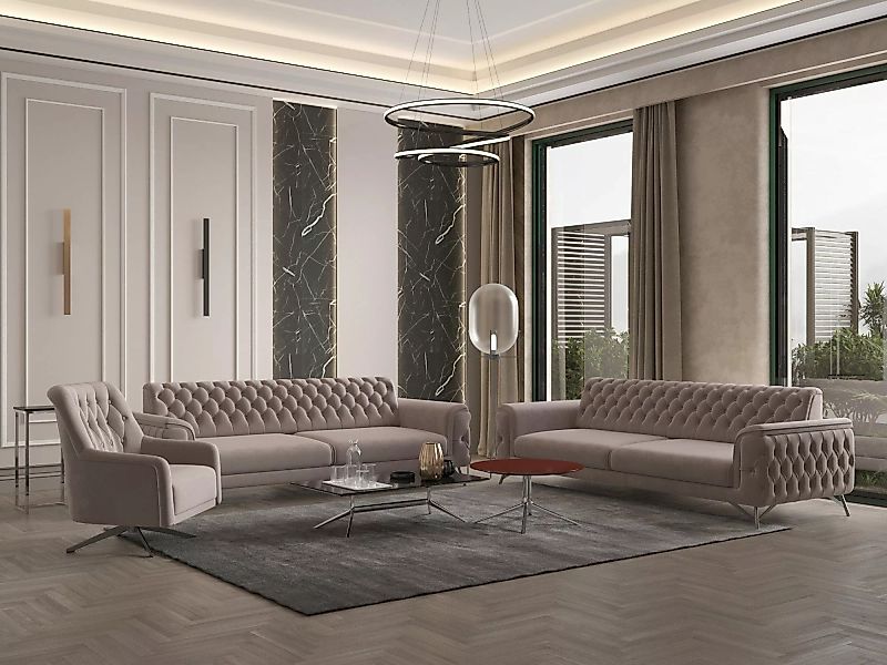 Möbeldreams Sofa Alina Living Kombi-Set Chesterfield günstig online kaufen