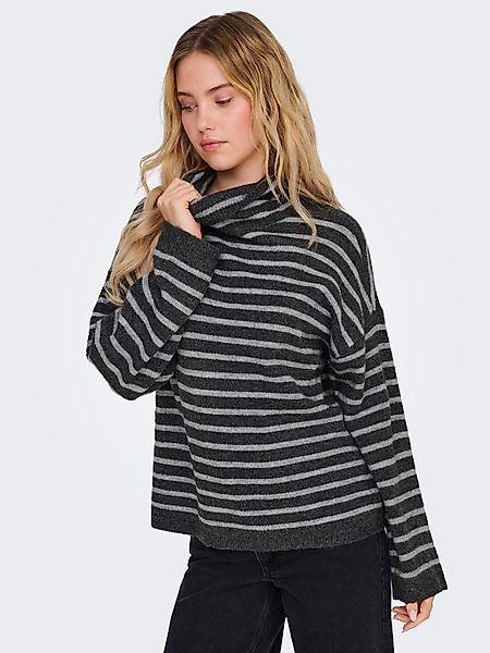 ONLY Rollkragenpullover "ONLTALIO LS STRIPE ROLLNECK BF KNT" günstig online kaufen