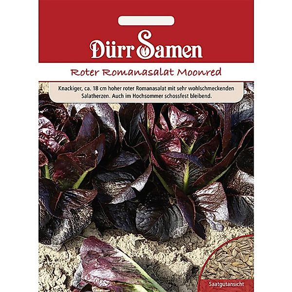 Dürr Samen Romana-Salat Moonred Saatgut günstig online kaufen