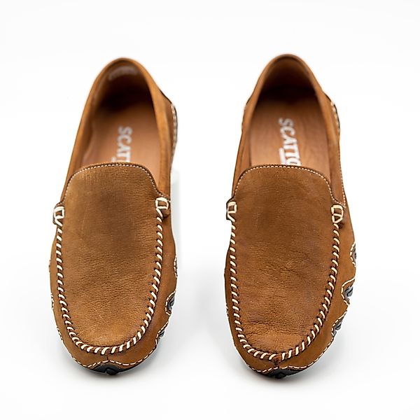 LaMarta Braun Lederschuhe Herren mit Löchern günstig online kaufen