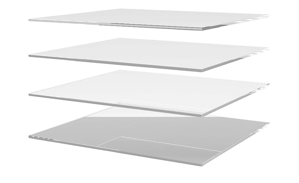 Glas-Einlegeböden, 4er-Set - transparent/klar - 42 cm - 0,06 cm - 38,6 cm - günstig online kaufen