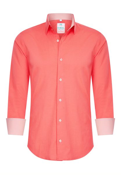 R-NEAL Businesshemd Pastellhemd Herren Slim Fit günstig online kaufen