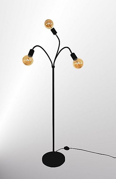 TRANGO LED Stehlampe, 3-flg 1531A-SD Stehlampe Anthrazit-matt *EARTH* inkl. günstig online kaufen