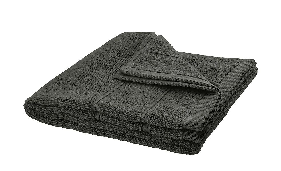 HOME STORY Handtuch  Lifestyle - grau - reine Baumwolle, Baumwolle - 50 cm günstig online kaufen