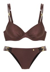 JETTE Bügel-Bikini Giulia mit goldfarbener Glanzbeschichtung günstig online kaufen