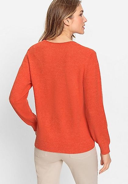 Olsen Rundhalspullover Pullover Long Sleeves günstig online kaufen