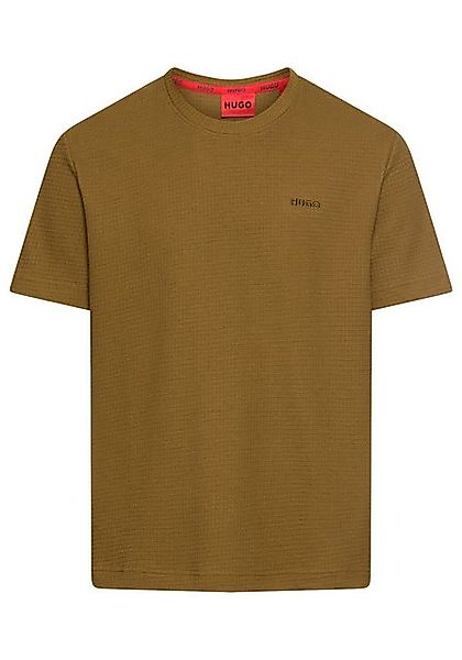HUGO T-Shirt,Austin T-Shirt Waffelstruktur und Logo-Stickerei günstig online kaufen
