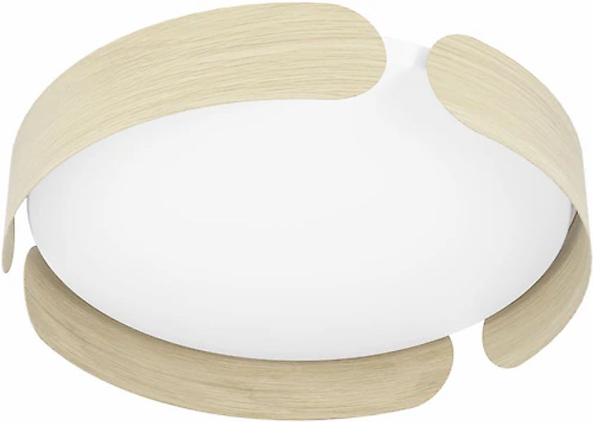 EGLO LED Deckenleuchte »VALCASOTTO Deckenlampe - Stahl, Holz - LED - 20W - günstig online kaufen