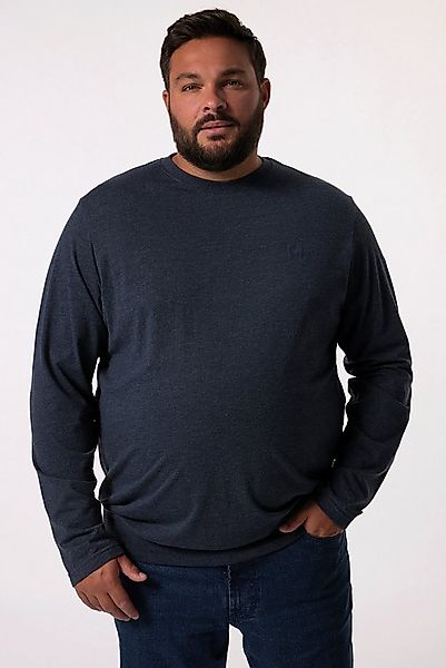 Men Plus T-Shirt Langarmshirt Bauchfit Spezialschnitt Basic günstig online kaufen