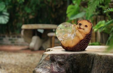 näve LED Solarleuchte "Igel" 1 Stk. Warmweiß süßer Igel mit beleuchteter Ku günstig online kaufen