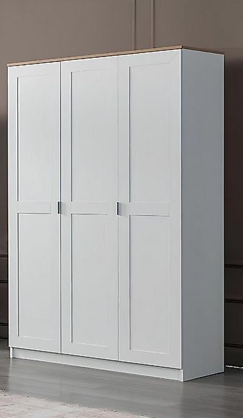 JVmoebel Kleiderschrank Schlafzimmer Kleiderschrank Moderne Möbel Weiß Holz günstig online kaufen