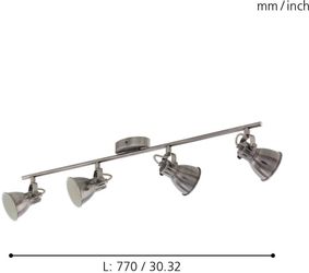 EGLO Deckenspot SERAS, ohne Leuchtmittel, Warmweiß, günstig online kaufen