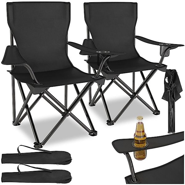 tectake Campingstuhl Set Campingstuhl (Set, 2 günstig online kaufen