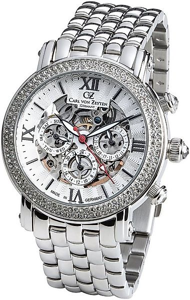 Carl von Zeyten Multifunktionsuhr Kniebis CVZ0062WHMB, Armbanduhr, Damenuhr günstig online kaufen