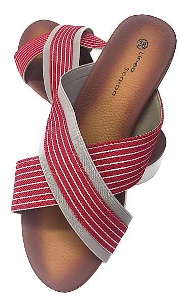 Steinnacher Bärbel Badepantolette Limone rot Badepantolette günstig online kaufen