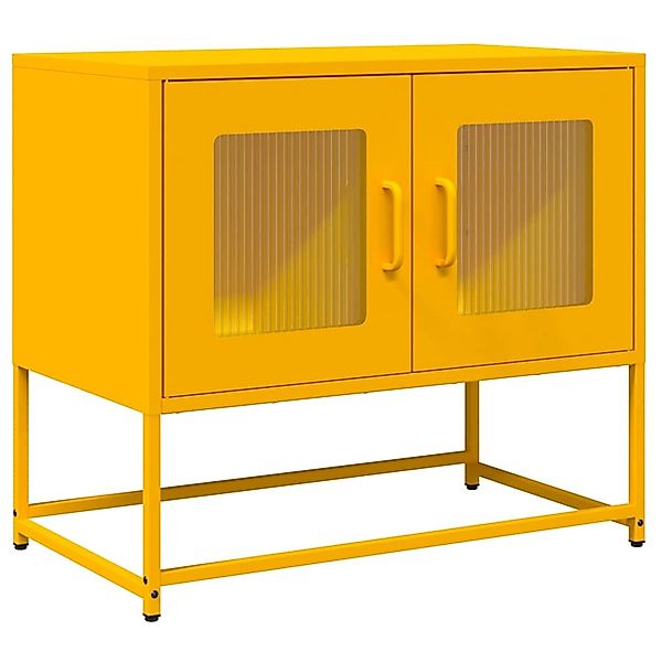 vidaXL TV-Schrank Senfgelb 68x39x60,5 cm Kaltgewalzter Stahl 853335 günstig online kaufen