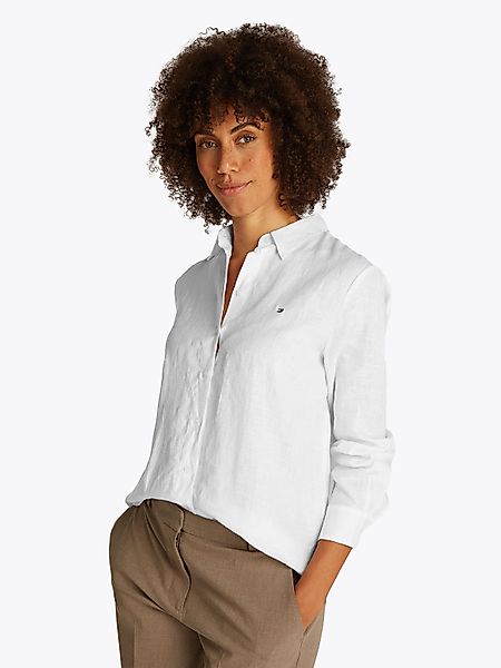 Tommy Hilfiger Hemdbluse ESS LINEN RELAXED günstig online kaufen