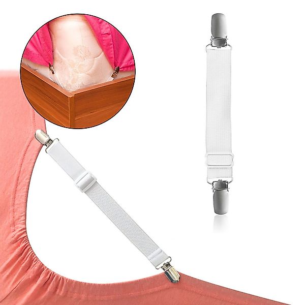 BAYLI Spannbettlaken Verstellbare Bettlakenspanner [2er Set], günstig online kaufen