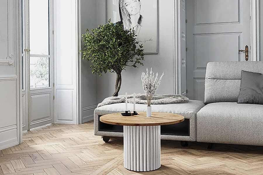 Design Möbel Couchtisch LOMELO – Runder günstig online kaufen